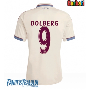 Ajax Kasper Dolberg #9 Tricou Fotbal Replică 2025-26 Barbati Treilea
